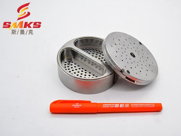 噴絲板去毛刺，用擠壓研磨機(jī)